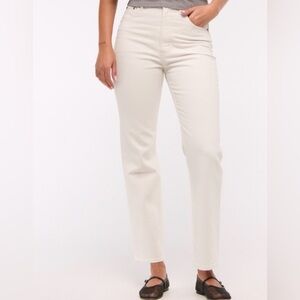 Abercrombie & Fitch Women's ultra high rise ankle straight jeans